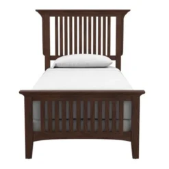 INSPIRED By Bassett Modern Mission Vintage Oak Finish Bed Set - King/Eastern King -Bed Frame Shop c38cb743 21e5 4063 97db 183ef6368435