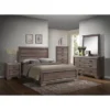 Acme Furniture Weathered Gray Lyndon Bed - Queen Bed, Weathered Gray, 85"L X 63"W X 53"H