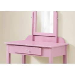 Vanity/ Desk/ Makeup Table/ Organizer/ Dressing Table/ Bedroom/ Wood/ Laminate/ Pink/ Contemporary/ Modern -Bed Frame Shop c4c8d637 5226 4b67 8d97 d28dddf3cdd1