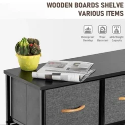 VredHom Extra Wide 9 Drawers Fabric Dresser Storage Organizer - Grey - 9-drawer -Bed Frame Shop c50299be 6da3 41a7 a212 d2aaf3b47b45