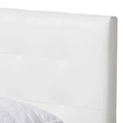 Industrial Bed By Baxton Studio - Queen Size-Grey Fabric -Bed Frame Shop c51686f8 cfde 4a8d 9489 d4e50f9409b5