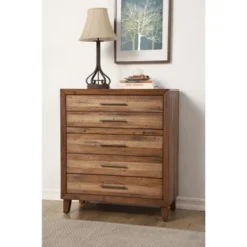 Origins Trinidad 5-drawer Wood Chest With Pull-out Desktop - Origins Trinidad 6 Drawer Chest -Bed Frame Shop c57744bf cf55 4202 bc24 bd5b7aa3f091