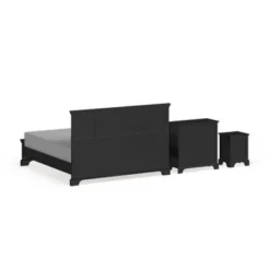 Copper Grove Oastler 3-piece Queen Bed, Nightstand, And Chest Set - Black - Queen - 3 Piece -Bed Frame Shop c57feba5 daef 40f6 a443 3fa397a14ff9