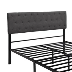 Nestfair Metal Storage Platform Bed With Big Drawer - Grey - Queen -Bed Frame Shop c5d0877d 586b 4cd2 9d49 168387814270