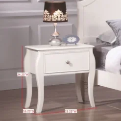 Copper Grove French Country White 4-piece Bedroom Set - Twin -Bed Frame Shop c5d0a203 fed8 424a b076 a12bd88b94b3