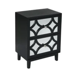 COZAYH Contemporary Mirror Front Nightstand - 2-drawer -Bed Frame Shop c5dc3555 380a 4332 b41e 549b56e377fa