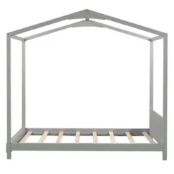 Merax Twin Size House Platform Bed With Headboard - White -Bed Frame Shop c6170457 886e 4f70 be1a c0dea20fe06c