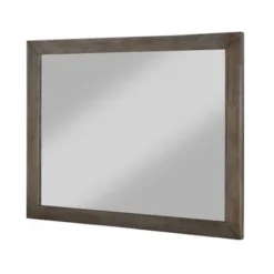 Carbon Loft Carnegie Beveled Glass Mirror In Dark Pine - Brown - Brown