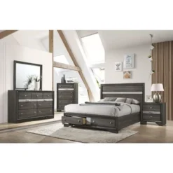 Silver Orchid Brockwell Gray Chest - 6-drawer -Bed Frame Shop c697013d 2be9 4137 910e f973450c6f58