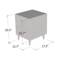 Nova Set Of 2 Nightstands - White -Bed Frame Shop c6c144ad a76f 4fb2 9528 f78cb07e8830