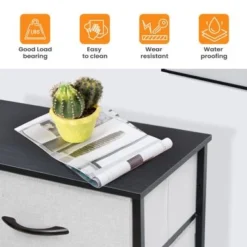 Pellebant 5 Drawers Vertical Storage Tower Organizer - Green - 5-drawer -Bed Frame Shop c6cf907e 1e3a 4a8e b0f2 1ba076e345e7