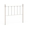 Hillsdale Molly Metal Headboard, White - Full