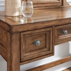 Carbon Loft Wallace Vanity And Mirror - N/A - Brown -Bed Frame Shop c8a2d93b 37ba 42ca 9c27 b378eab2a16a