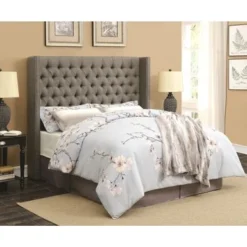 Copper Grove Guayabal Demi-wing Button-tufted Grey Upholstered Headboard - Full - Grey Headboard Only -Bed Frame Shop c8db7a1c c89d 4a23 aeb9 5fbb1814bcc7