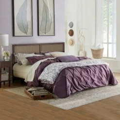 Hillsdale Furniture Serena Wood And Cane Panel Bed - Chocolate - Queen -Bed Frame Shop c977e95c 1ec8 42f9 8adb 790fa6c38bb0