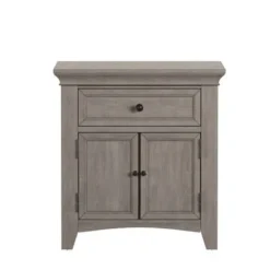 Ediline 1-drawer Wood Cupboard Nightstand With Charging Station By INSPIRE Q Classic - Antique White -Bed Frame Shop cbe2fc62 82a2 4663 9754 01cfefc19351