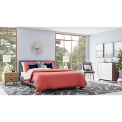 Carson Carrington Hafnarfijorour Mid-century 4-drawer Chest - Cassie Mid-Century 4-Drawer Chest -Bed Frame Shop ccfbd26b 69b1 4a96 a36b 58b8c888dee3