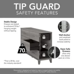 Somerset Ash Grey Headboard, Dresser And Nightstand Bedroom Set - Storm Gray -Bed Frame Shop cd3c8ff5 e0ac 4ded 82fc 9e072105b5e8