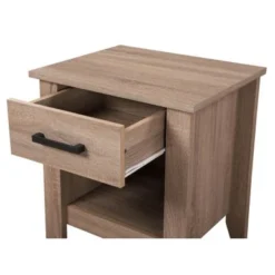 Lennox 1-drawer Wooden Nightstand - Wenge -Bed Frame Shop ce13514e 8c19 4364 980a 086a4dceae9f