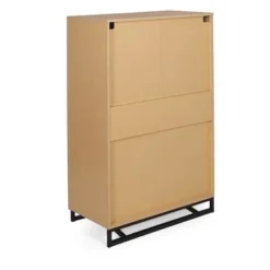 Beeson 5 Drawer Dresser By Christopher Knight Home - Maple/Black -Bed Frame Shop ce367c97 61eb 4a1a 95f2 6f7f3afc43a3