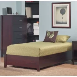 Tapered Leg Platform Storage Bed In Espresso - Full -Bed Frame Shop ce90fb84 141c 45d9 a623 1ce43af0f634