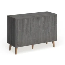DH BASIC Mid-Century Modern Distressed Grey 47-inch Wide 6-Drawer Dresser With Bar Pulls By Denhour - Grey - 6-drawer -Bed Frame Shop d06d4a70 53f4 4854 be90 ea3dad1a9332