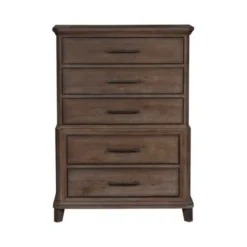 Copper Grove Artisan Prairie Wirebrushed Aged Oak With Gray Dusty Wax 5 Drawer Chest - Wirebrushed Age Oak - 5-drawer -Bed Frame Shop d0e825f8 1c15 445c ac5b 3ff23886d12d