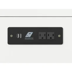 Hamilton Murphy Bed Chest With Storage Drawer And Built-In Charger - Grey - Twin XL -Bed Frame Shop d22a299e 7ea5 4678 b9de 1965b2864bc5