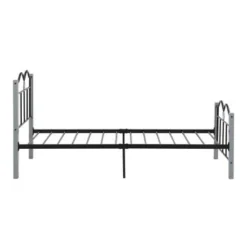 Metal Twin Platform Bed - Grey -Bed Frame Shop d395dd2a 01b8 4e5b a89a 2245168c01c9