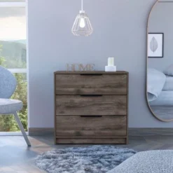 FM Furniture Washington 3 Drawer Dresser With Metal Handles - Black/Light Oak -Bed Frame Shop d41e7f5c d88a 4a19 aa0a 4e27d91940d8