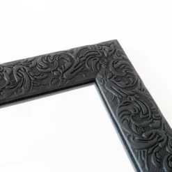 50"x 14" Mordern Full Body Wall Mirror - Black -Bed Frame Shop d493d2bc c26f 47ec 8b4b 84f76b3b9321