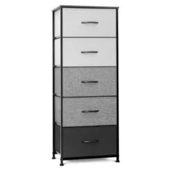 VredHom 5 Drawers Vertical Dresser Storage Tower - Black - 5-drawer -Bed Frame Shop d52daebc 63f6 4465 a069 a33702cbc9fd