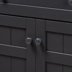 Copper Grove Bergzabern Dark Grey Wood 5-shelf Shoe Storage Cabinet With Drawer -Bed Frame Shop d5f54cb6 f675 4d7e 8e3e 30a9e8f983ee