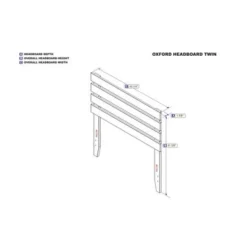 Oxford Headboard With USB Turbo Charger - White - Queen -Bed Frame Shop d68bb8cc 0bcb 4313 a0cd 7e129be6ea31