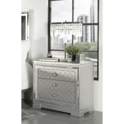 3 Drawers Wood Nightstand - White -Bed Frame Shop d6d3b382 eba9 4818 a112 d15511b2ac55