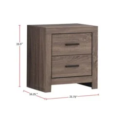 Wooden Queen Bedroom Set In Barrel Oak - 5 Piece -Bed Frame Shop d86f5ea5 c234 4a7e 8895 0aebf7672a3c