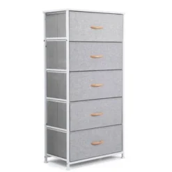 VredHom Vertical 5 Drawers Storage Tower - Dark Grey - 5-drawer -Bed Frame Shop d8d22a97 8a75 4b0b 8fc1 99119cf1428e