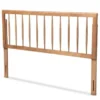 Baxton Studio Valin Contemporary Ash Walnut Finished Wood Headboard - Full