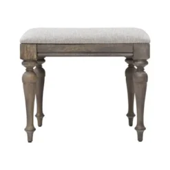 The Gray Barn Havenwood Vanity Desk Set - Distressed Rustic Ivory -Bed Frame Shop dae69ade 0d45 4c22 896d 5249cd399c0d