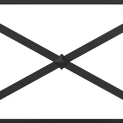 Hillsdale Furniture Ashford Triple X Design Metal Twin Daybed, Black With Oak Wood Accent - Black W/ Brown Trim - Twin -Bed Frame Shop db48ea5d f429 4d0d 8f25 d19e9cee39dd