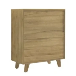 Solid Wood 4-Drawer Dresser Cabinet - Oak -Bed Frame Shop db72b175 40aa 461a a145 7df3f52382ef