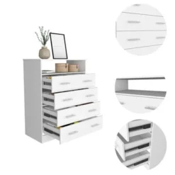 Boahaus Jody Dresser (White) - 4-drawer -Bed Frame Shop dbcf908c c2b1 4224 81e6 8df52c74c9b7