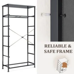 VredHom 7-drawer Storage Chest Dresser - Black - 7-drawer -Bed Frame Shop dd9b7179 b023 4df8 aac2 08765460898c