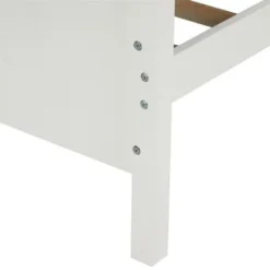 Merax Twin Platform Bed With Love Shaped Headboard And Footboard - Pink -Bed Frame Shop de9811e1 71a7 4a32 a87b c8cc691c5dbf