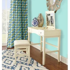 Emsley Vanity Set Cream -Bed Frame Shop decc761b 7bd4 404e 9bdb 936149fe3c7a