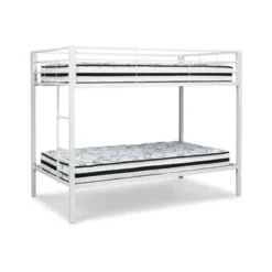 Broshard Twin Over Twin Metal Bunk Bed