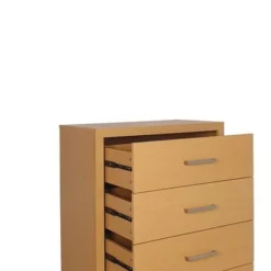 Beeson 5 Drawer Dresser By Christopher Knight Home - Maple/Black -Bed Frame Shop e11df372 dc0c 42d0 93d3 1f43b25d92cf