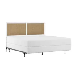 Hillsdale Furniture Serena Wood And Cane Panel Bed - Chocolate - Queen -Bed Frame Shop e1329d5a d73a 42c2 95df d77502271f1b