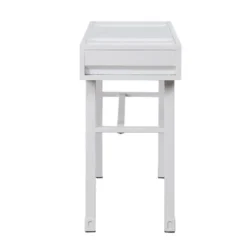 One Drawer Metal Frame Vanity Desk - Gunmetal -Bed Frame Shop e532a9cf c0fe 45ce adca 86124642a6ef