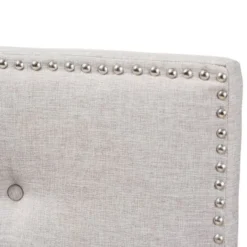 Contemporary Fabric Headboard By Baxton Studio - Grey - Twin -Bed Frame Shop e658e34f c278 44a9 810c e6165ce0bbae